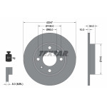 TEXTAR Bremsscheibe