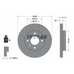 TEXTAR Bremsscheibe