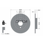 TEXTAR Bremsscheibe