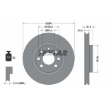 TEXTAR Bremsscheibe