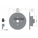 TEXTAR Bremsscheibe