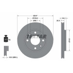 TEXTAR Bremsscheibe