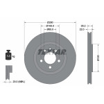 TEXTAR Bremsscheibe