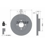 TEXTAR Bremsscheibe