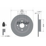 TEXTAR Bremsscheibe