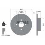 TEXTAR Bremsscheibe