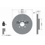 TEXTAR Bremsscheibe