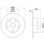 TEXTAR Bremsscheibe