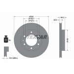 TEXTAR Bremsscheibe