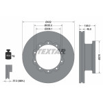 TEXTAR Bremsscheibe