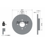 TEXTAR Bremsscheibe