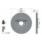 TEXTAR Bremsscheibe