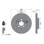 TEXTAR Bremsscheibe