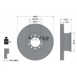 TEXTAR Bremsscheibe