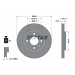 TEXTAR Bremsscheibe