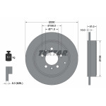 TEXTAR Bremsscheibe
