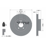 TEXTAR Bremsscheibe