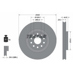 TEXTAR Bremsscheibe