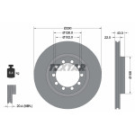 TEXTAR Bremsscheibe