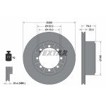 TEXTAR Bremsscheibe