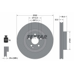 TEXTAR Bremsscheibe