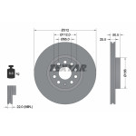 TEXTAR Bremsscheibe