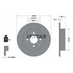 TEXTAR Bremsscheibe