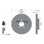 TEXTAR Bremsscheibe