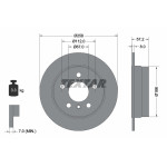 TEXTAR Bremsscheibe