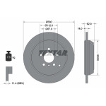TEXTAR Bremsscheibe