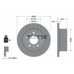 TEXTAR Bremsscheibe