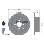 TEXTAR Bremsscheibe