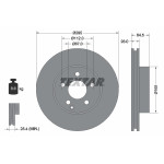 TEXTAR Bremsscheibe