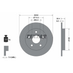 TEXTAR Bremsscheibe
