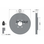 TEXTAR Bremsscheibe