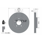 TEXTAR Bremsscheibe