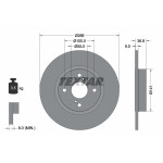 TEXTAR Bremsscheibe
