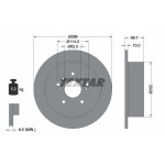 TEXTAR Bremsscheibe