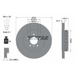 TEXTAR Bremsscheibe