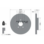 TEXTAR Bremsscheibe