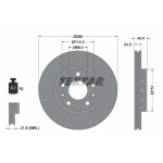 TEXTAR Bremsscheibe