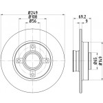 TEXTAR Bremsscheibe