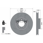 TEXTAR Bremsscheibe