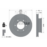 TEXTAR Bremsscheibe