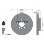 TEXTAR Bremsscheibe