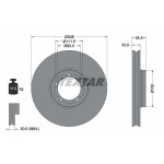 TEXTAR Bremsscheibe