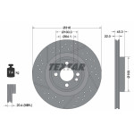 TEXTAR Bremsscheibe