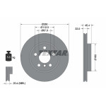 TEXTAR Bremsscheibe