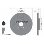 TEXTAR Bremsscheibe