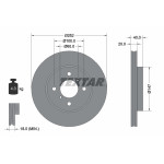 TEXTAR Bremsscheibe